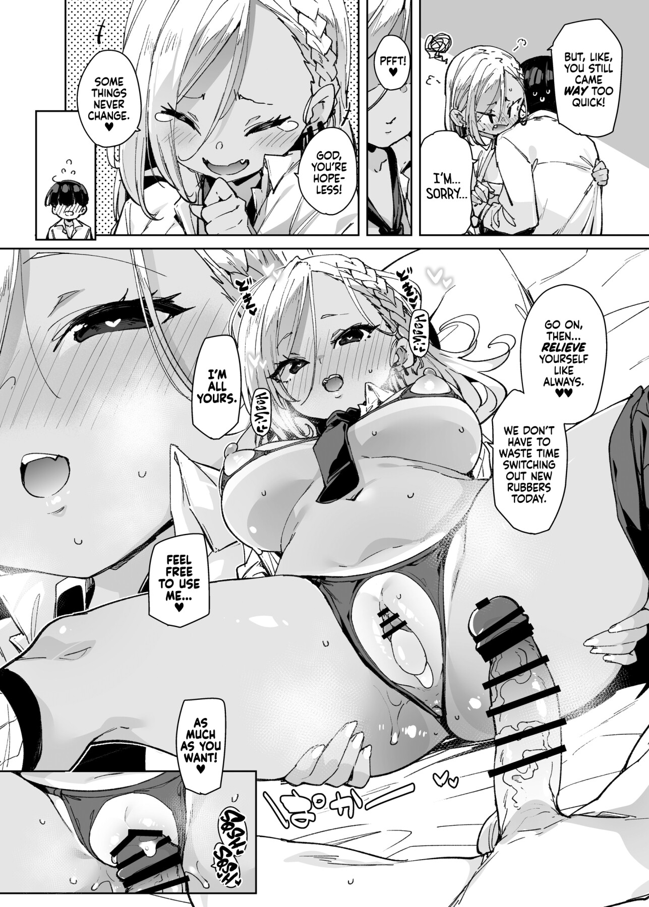 Hentai Manga Comic-The Gyaru Who Gets You Off Even When She's Not On Sex Relief Duty-Read-43